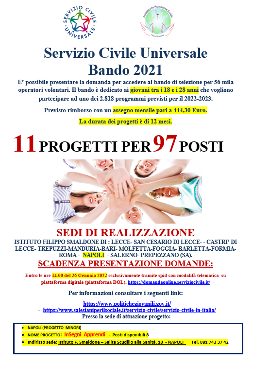 locandina servizio civile 2022-23